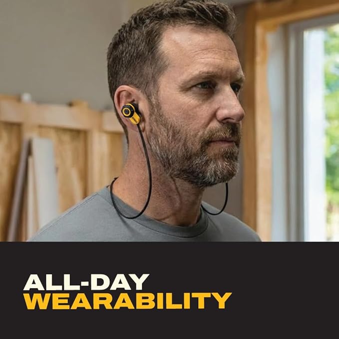 DEWALT Anti-Loss Lanyard for TWS & TWS ANC Earbuds – Durable Safety Cord for Secure Fit and Easy Access, Detachable Neck Strap Compatible with DEWALT Wireless Earbuds, Pro Accessories