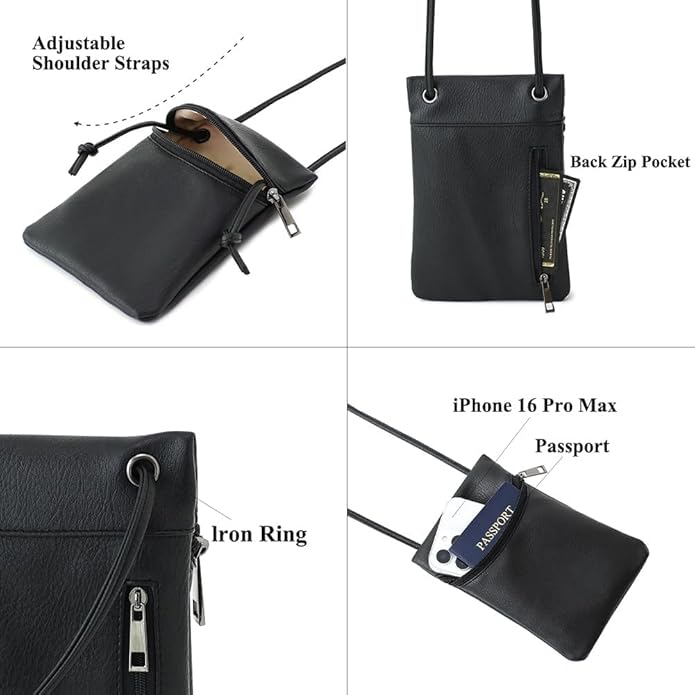 Small Crossbody Women Cell Phone Purse Wallet Bag With Shoulder Strap