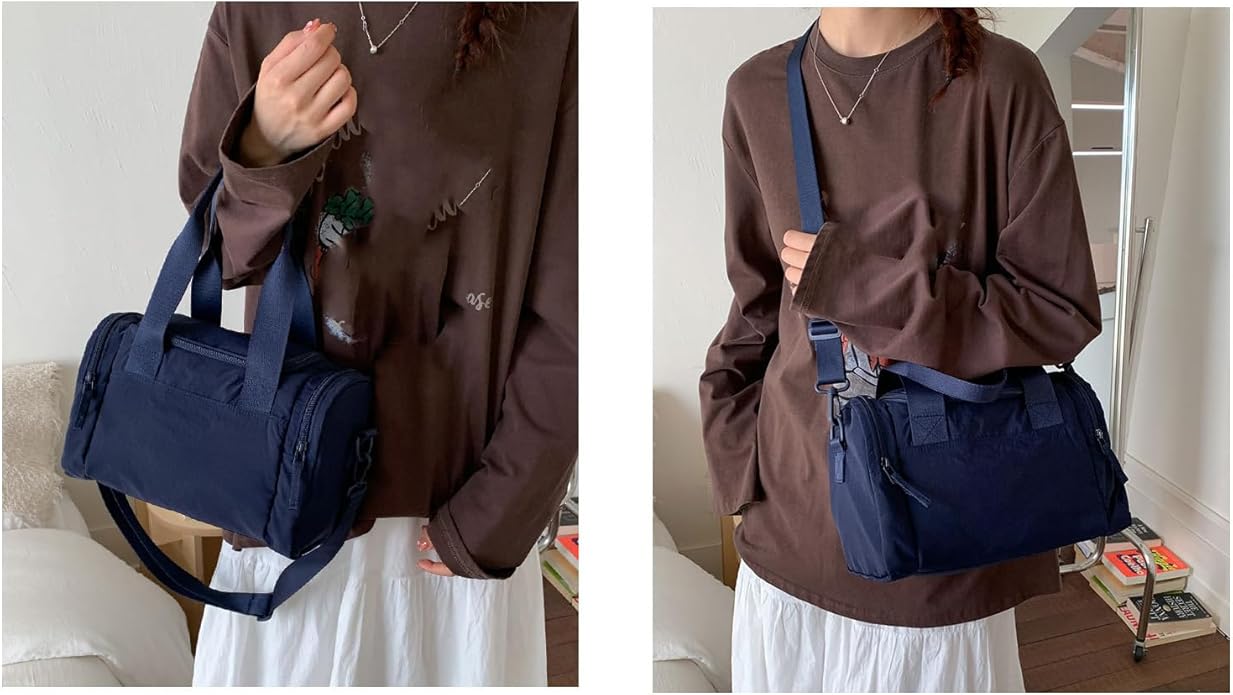 Stylish Convertible Shoulder Bag, Spacious Interior Wear for Daily Commute Outdoor Activities Ergonomic Gym Bag