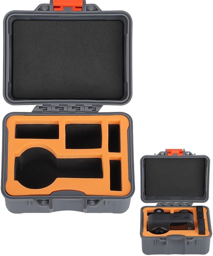 Portable Storage Box Fit For DJI OSMO360 Action Camera, Waterproof Protective Equipment Case, Portable Camera Organizer, Weather Resistant Shockproof Travel Outdoor Photography Gear