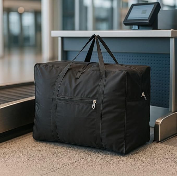 travel bag, Square Cargo Travel Duffle Bag Bolsa Maleta de Lona Cap Luggage Tote, TSA Aprove, size 29x24x15 inch load up to 70 lb