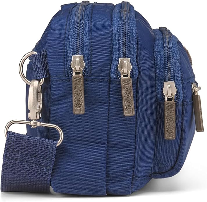 biaggi Flexmates Convertible Anti-Theft Crossbody Bag for Women | Lightweight On-The-Go Travel Organizer, RFID Blocking
