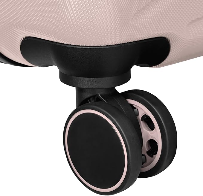 Everest Expandable Hardsided Spinner (Pink, 24-Inch Checked Medium)