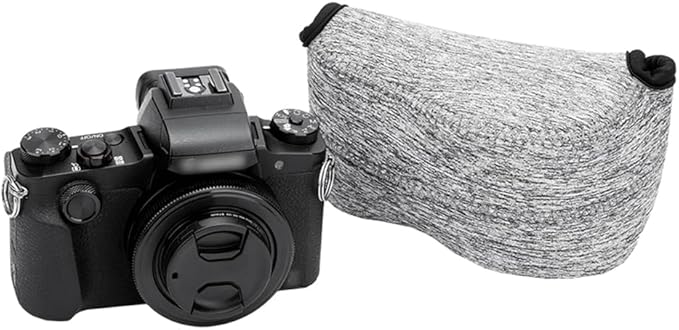 KIWIFOTOS Neoprene DSLR Camera Sleeve for Leica D-LUX 8 7 Fujifilm X30 X70 Sony ZV-E10 A6100 A6400 A6600 +16-50mm Lens Nikon COOLPIX P7800 Travel Camera Case Pouch