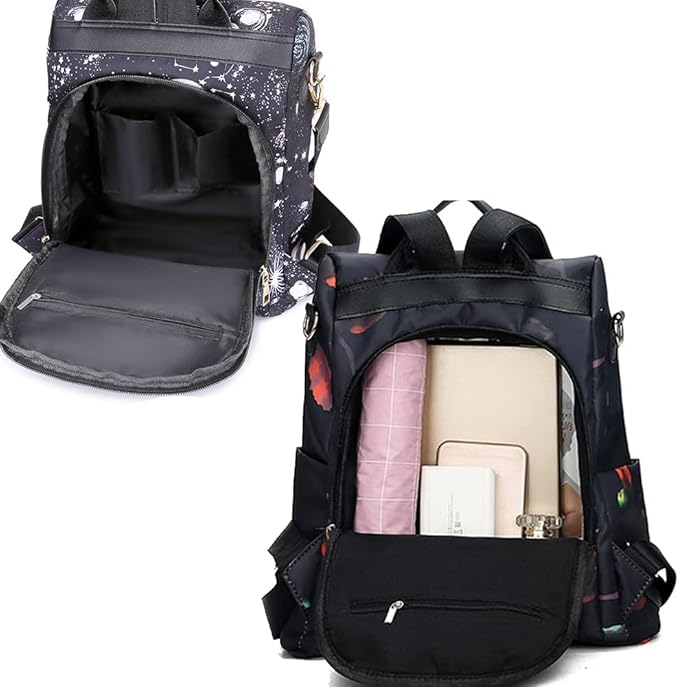 COFIHOME Backpack Purse for Women Mini Anti-theft bag Waterproof Nylon Backpack Stylish Large Capacity Travel Bag