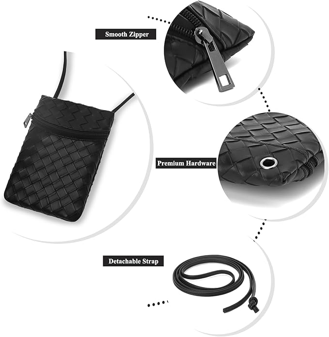 Small Crossbody Women Cell Phone Purse Wallet Bag With Shoulder Strap