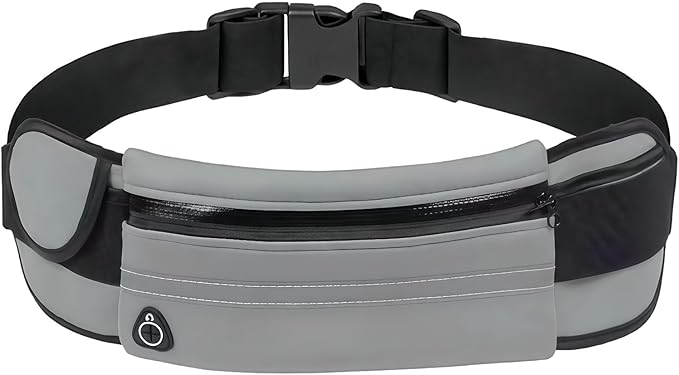 Anti-Theft Invisible Waist Bag, Anti-Theft Money Belt Multifunctional Outdoor Sports Waist Bag for Sports, Travel & Daily Use (Grey)