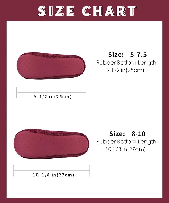 DICUIRD Women's Ballerina Slippers Lightweight House Slippers with Stretchable Heel Design