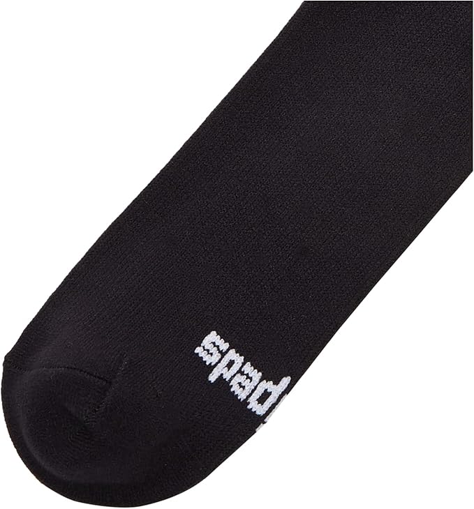 MediPeds Over the Calf (OTC) Mild Compression Socks, X-Large Mens 12-15, Black, 2 Pair