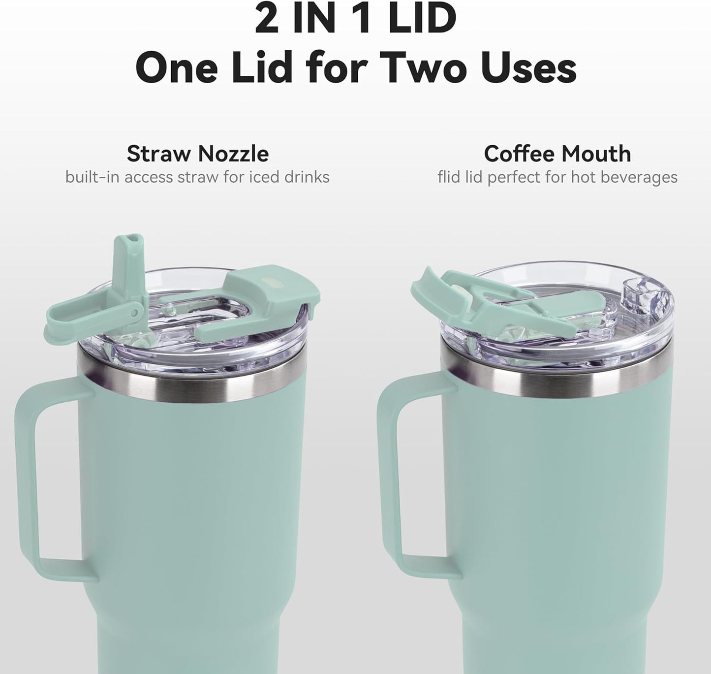 HASLE OUTFITTERS 30oz Tumbler Bulk with Handle, Insulated Travel Coffee Mug Set with Handle Leak-Proof Double Wall Stainless Steel Vacuum Tumblers Pack Metal Cup for Hot and Cold Drink