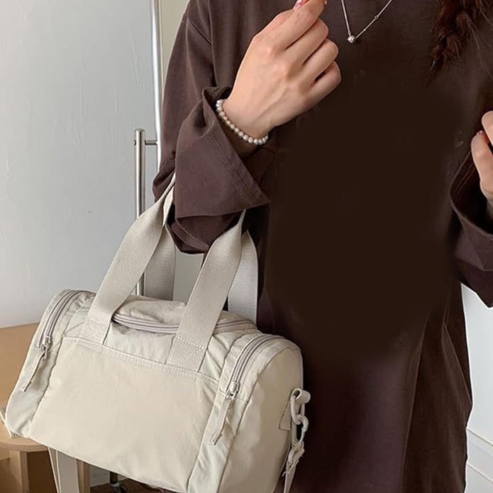 Stylish Convertible Shoulder Bag, Spacious Interior Wear for Daily Commute Outdoor Activities Ergonomic Gym Bag