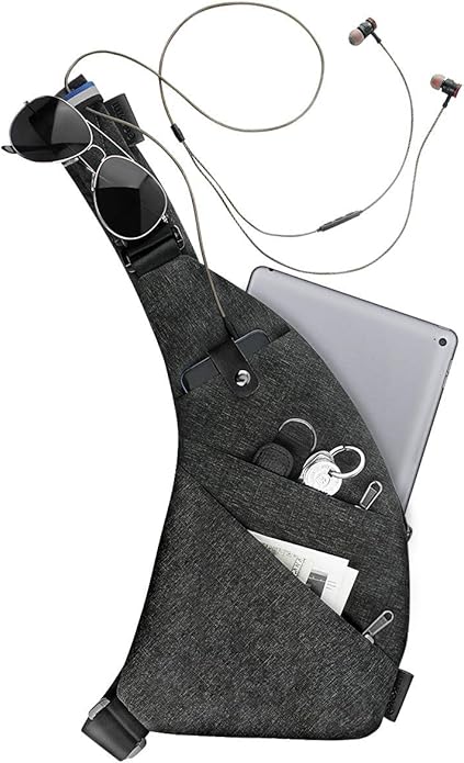 MRang Sling Crossbody Bags Trendy Travel Anti Theft Safe Purse Bags for Women Men Waterproof