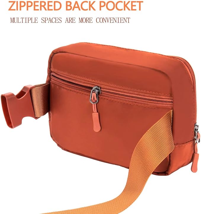 Belt bag Fanny pack crossbody bags for women Everywhere belt bag (Coffee)