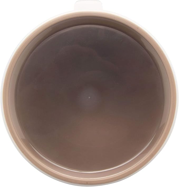 G.E.T. CR-0120-T-EC Round Food Storage Crock w/ Lid, 1.2 Quart, Tan (Set of 4)