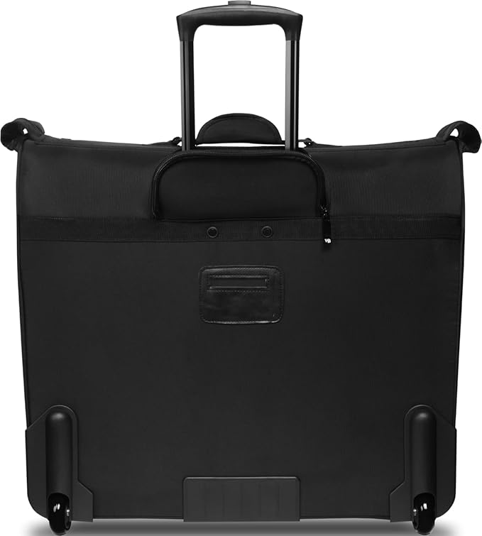 WallyBags® Solutions Rolling Garment Bag, Multiple Hangers and Made for Men and Women