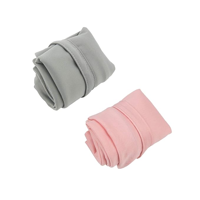 ALVABABY 2pcs Cloth Diaper Wet Dry Bags Waterproof Reusable with Two Zippered Pockets Travel Beach Pool Daycare Soiled Baby Items Yoga Gym Bag for Swimsuits or Wet Clothes L-B1929
