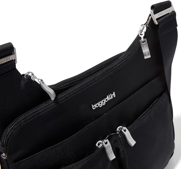 Baggallini Crossbody Travel Bag 11x8.5 Lightweight Water-resistant Nylon Handbag