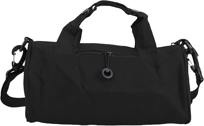 Greensen Compact Travel Bag, Oxford Fabric Gym Bag with Organized Storage, Lightweight and Versatile for Weekend Getaways and Daily Use (Black)