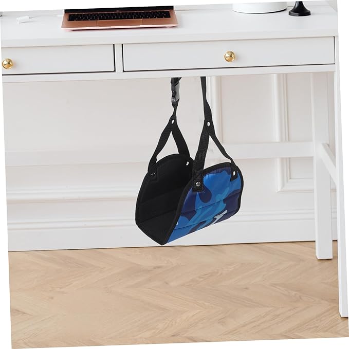 HOMSFOU 1set Ergonomic Airplane Footrest Travel Foot Hammock Comfortable Foot Pad for Flights