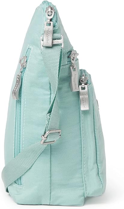 Baggallini Pocket Crossbody Bags for Women 8x8 Small Lightweight Durable Water-resistant Travel Purse W/Rfid