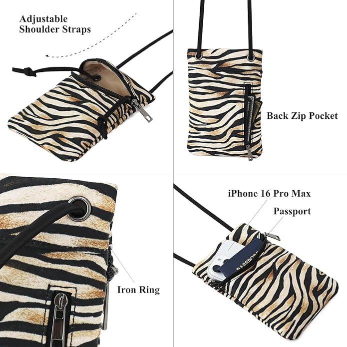 Small Crossbody Women Cell Phone Purse Wallet Bag With Shoulder Strap