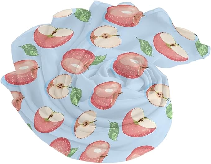 Fresh Apple Green Leaf Print Quick Dry Beach Towel, Adult Oversized Lightweight Beach Towels Sand Free Absorbent Compact Beach Thin Blanket for Swimming Camping Pool (79"x56") Size M