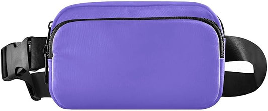 Fanny Pack for Women Men Water Resistant Fashion Waist Packs with Adjustable Strap Belt Bag for Travel Workout Jogging Hiking Medium Slateblue