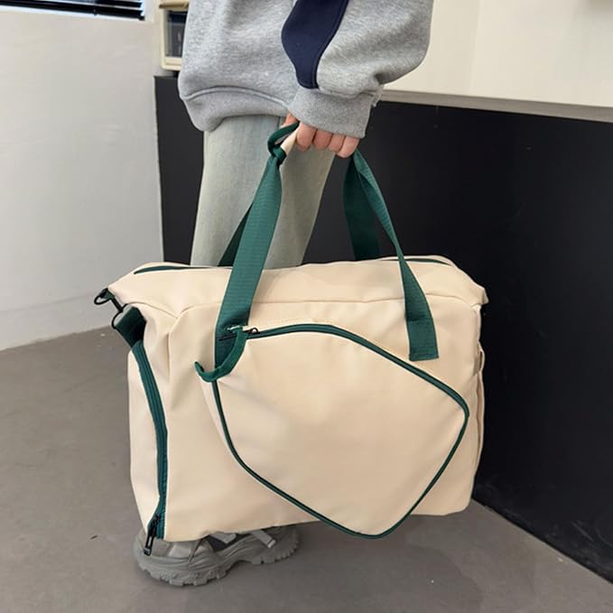 Functional Gym Duffle Bag Features Wet Dry Compartment and Separate Shoe Pocket Ergonomic Design Separate Wet/Dry