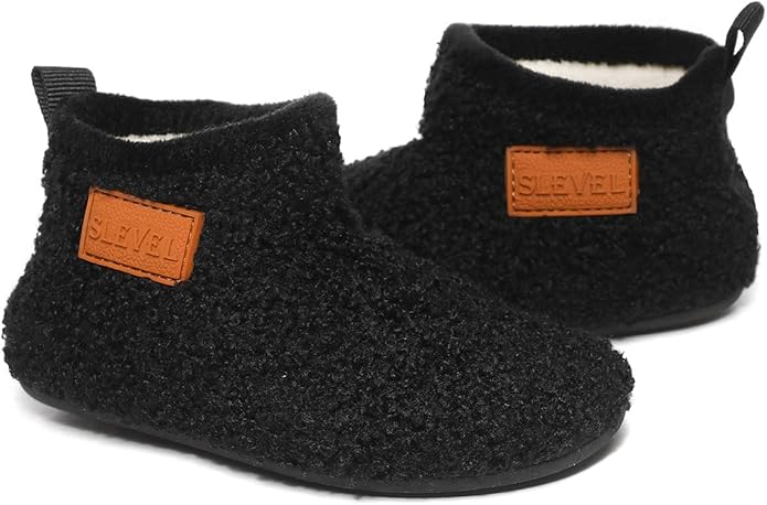 ditont Toddler Slippers Non-Slip Lightweight Comfortable Kids Indoor Grip House Home Shoes for Boys Girl