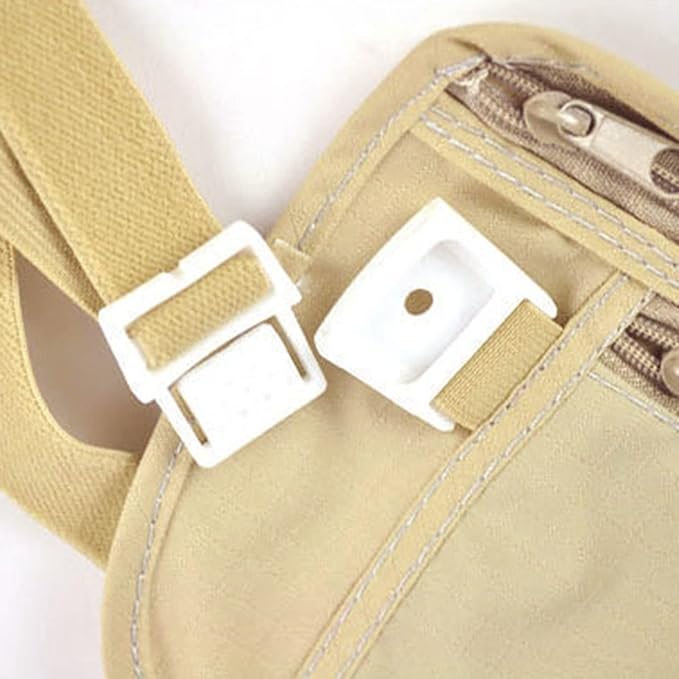 Thin Money Belt Secure Travel Money Belt Bag Hidden Blocking Wallets Anti-Theft Pack