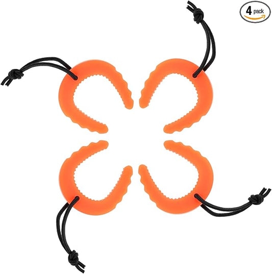 4 PCS First Responder Door Stop, Door Jam for Law Enforcement Door Pinch Guard from Closing Edge Door Finger Guards Security Emergency Police Door Stoppers Emergency Medical Services(Orange)
