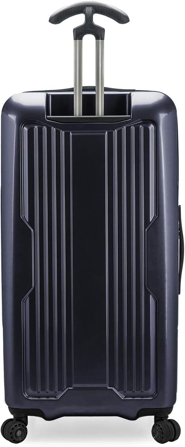 Traveler's Choice Ultimax II Polycarbonate Hardside Luggage with Spinner Wheels, Matte Navy, 31-Inch Large Trunk