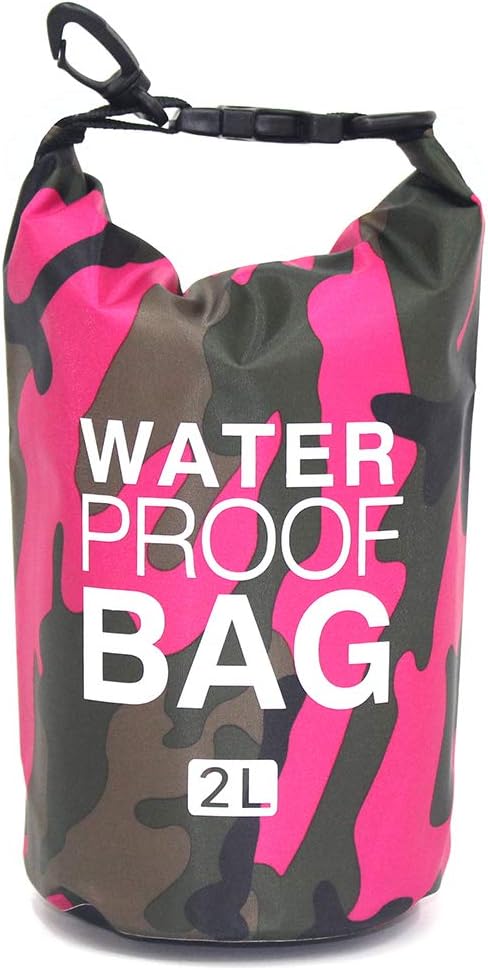 Waterproof Dry Bag 2L/5L/10L/15L/20L/30L, Roll Top Sack Keeps Gear Dry for Kayaking, Rafting, Boating, Swimming, Camping, Hiking, Beach, Fishing with Free Waterproof Phone Case