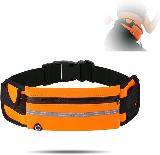 Anti-Theft Invisible Waist Bag, Lightweight Adjustable Waterproof & Anti-Theft Money Belt, Multifunctional with Water Bottle Strap, Secure Hidden Travel Wallet for Sports, Travel & Daily Use (#5)