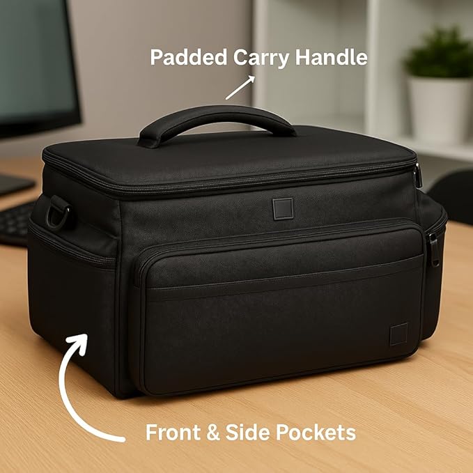 Extra Large Soft Padded Water Resistant Camcorder Equipment Gadget Bag/Case for Canon XA10, XA20, XA25, XH-G1s, XL2 and More Cameras Camcorders and DSLR