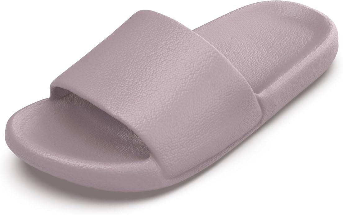 Shower Shoes for Women & Men - Non-Slip House Slippers - Cloud Comfort Slides - Quick-Dry, Arch Support - Perfect for Bathroom, Beach, Pool, Travel
