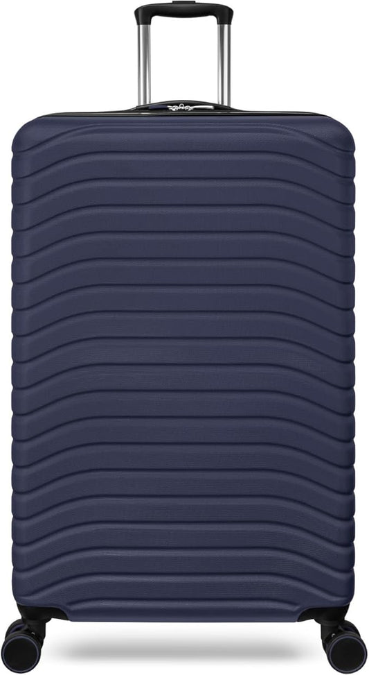 Everest Expandable Hardsided Spinner (Navy, 28-Inch Checked Large)