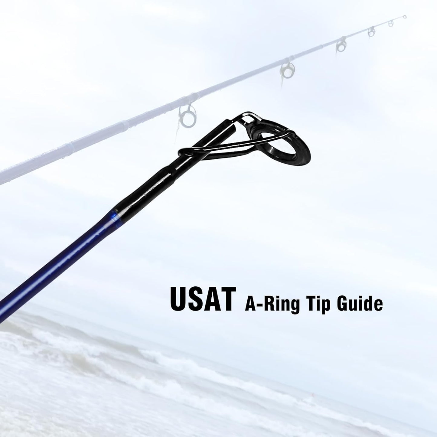 Fiblink Surf Spinning Fishing Rod Carbon Fiber Travel Fishing Rod(11-Feet & 12-Feet & 13-Feet & 15-Feet)