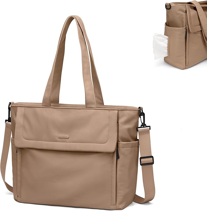 14L Puffer Diaper Bag Tote, Large Capacity Travel Diaper bags, Crossbody Hospital Bag for mom