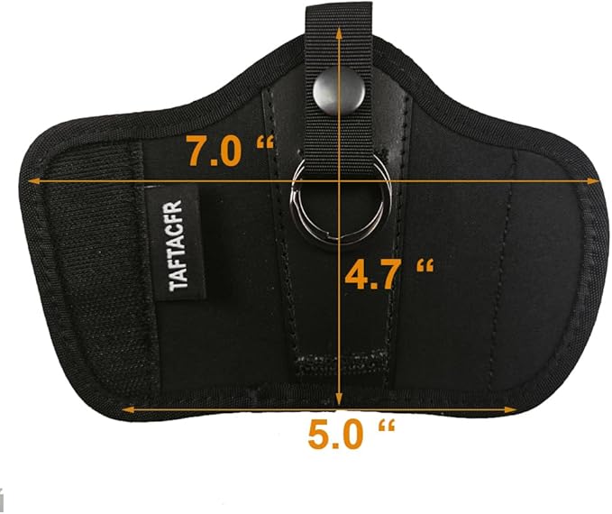 TAFTACFR Slient Key Holder for Duty Belt Durable Law Enforcement Police Tactical Silent Key Keeper Pouch