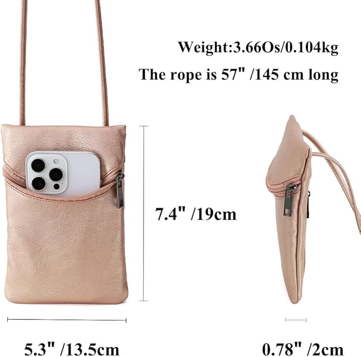 Small Crossbody Women Cell Phone Purse Wallet Bag With Shoulder Strap