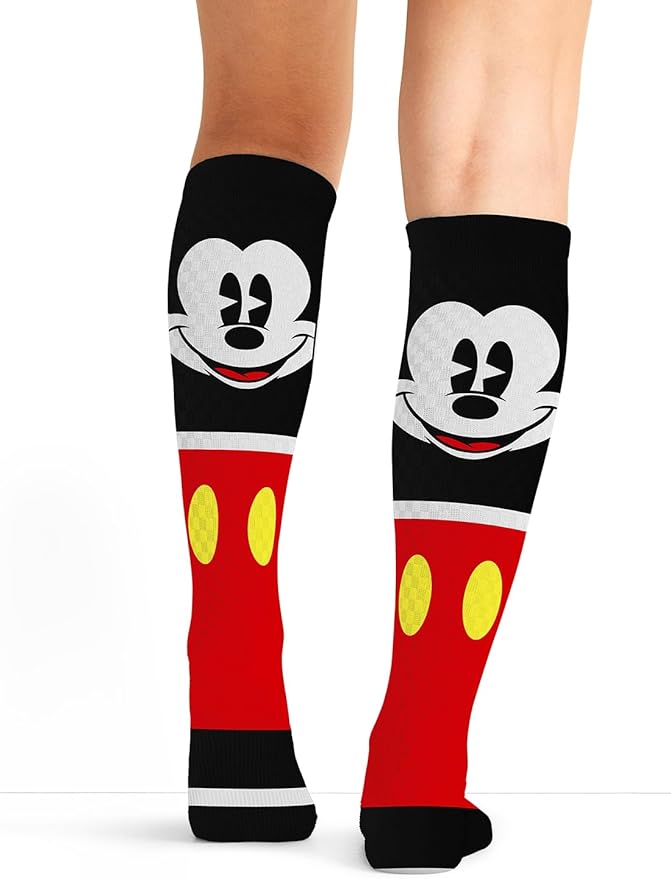 Cherokee Women's 10-15mmHg Compression Socks – Fun Print Knee Highs with Light Support, Soft Feel - PRINTSUPPORT