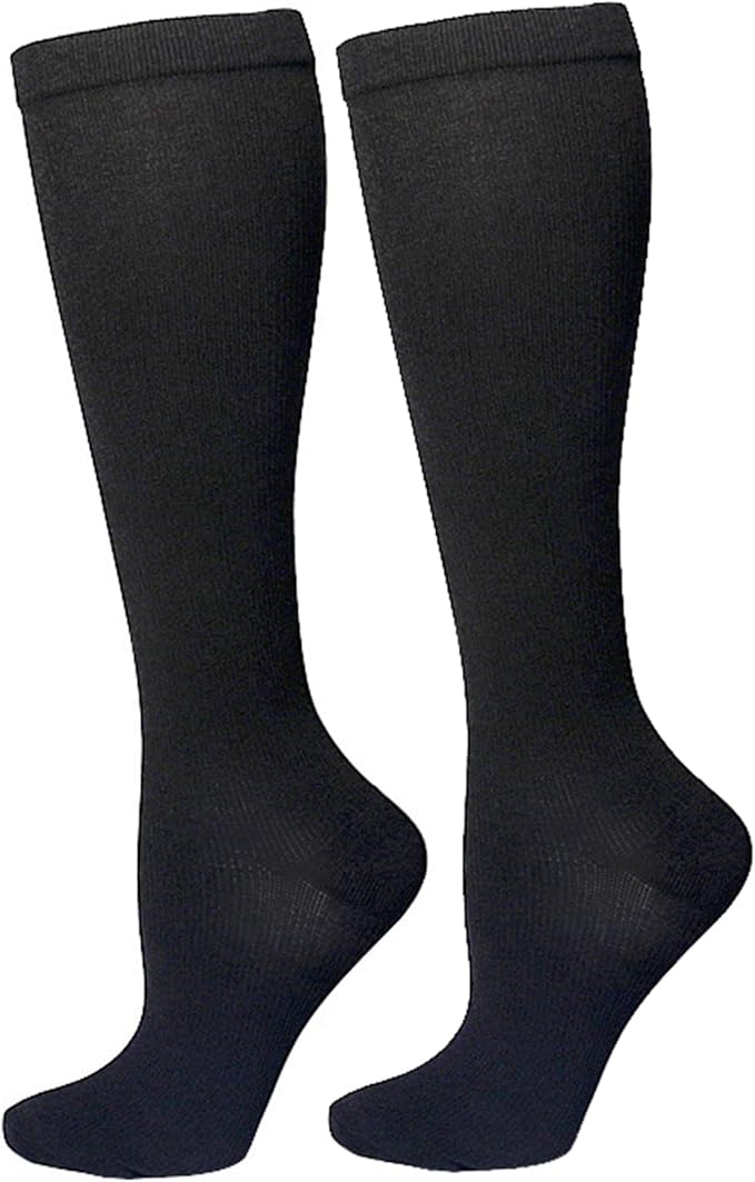 Bestjybt Compression Socks for Women & Men Circulation 15-20 mmHg Support Socks for Athletic Running Cycling