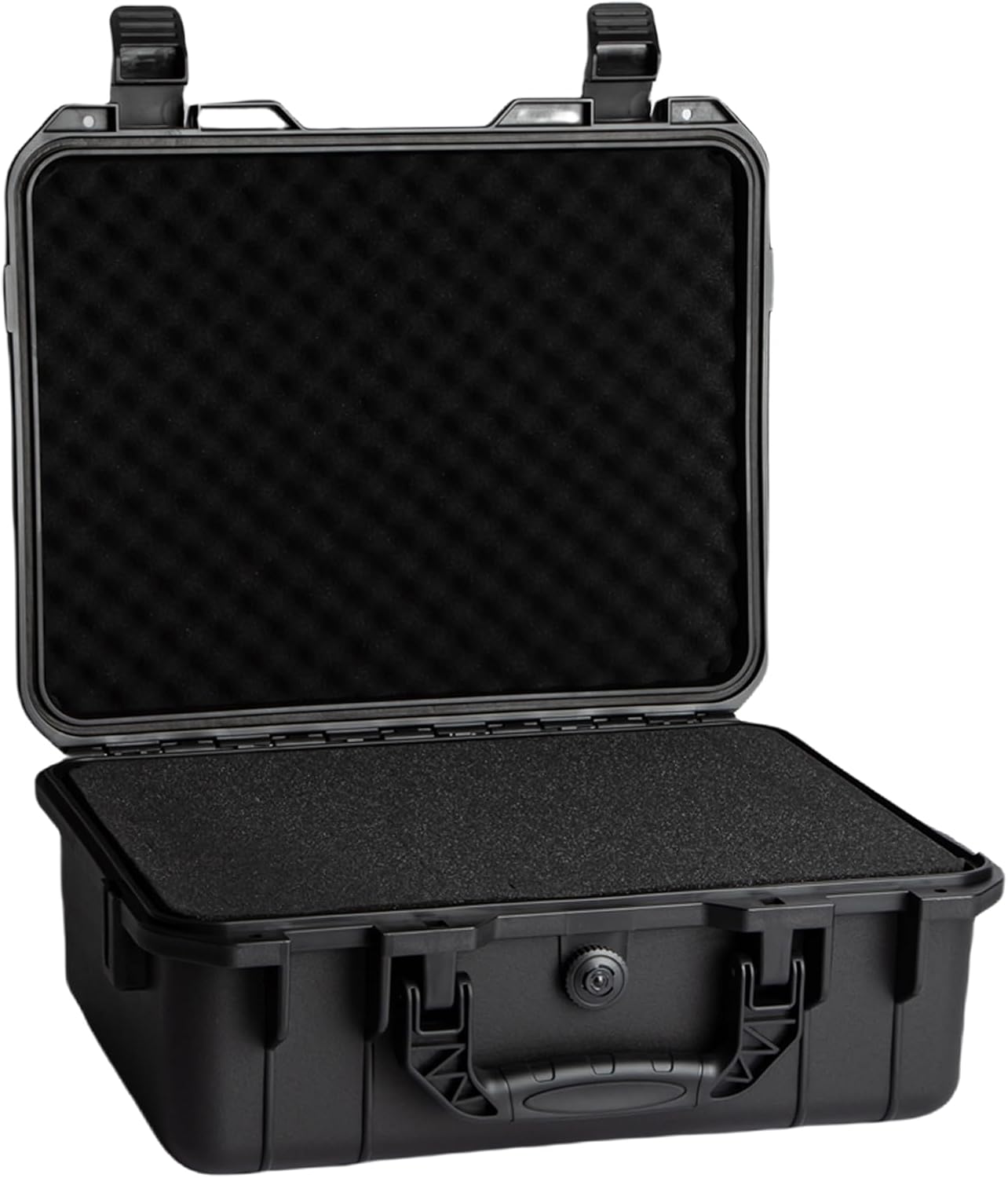 Hard case Waterproof Hard Case with DIY Customizable Foam Insert Portable Protective Case with Knife for Camera Drones Equipments Tools Test Instruments 16.9''x13.7''x5.9''