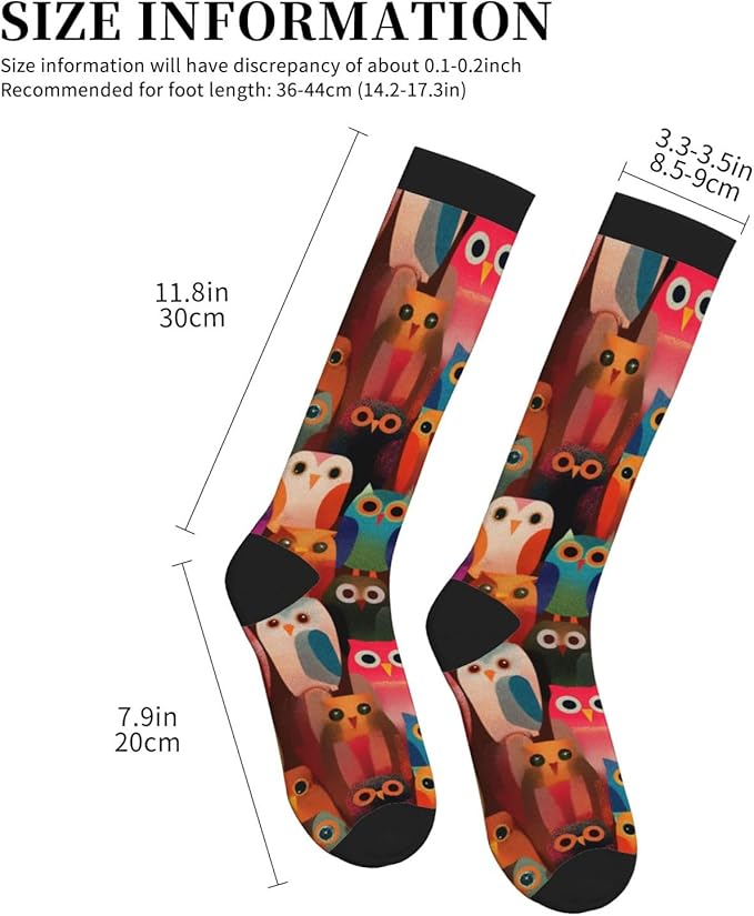 Compression Socks Knee High Circulation Support Socks For Women Men Athletic Running Work Hiking Cycling Travel