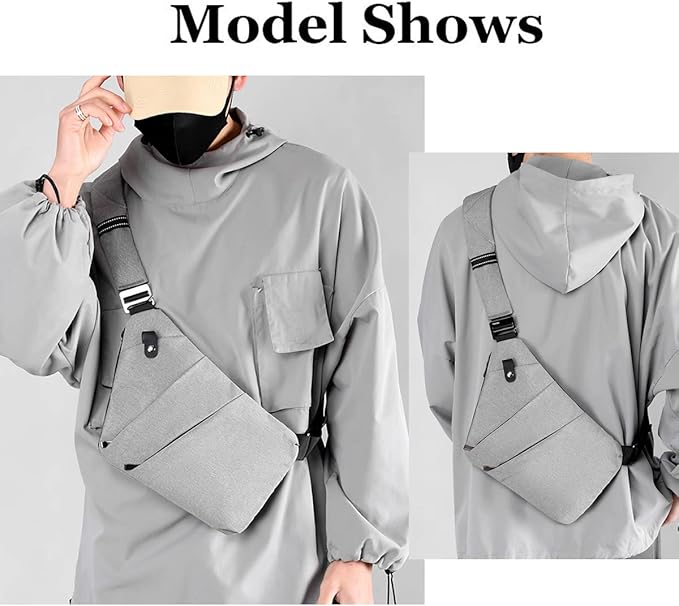 Tealots Small Sling Bag Crossbody Personal Pocket Bag Anti-Thief Chest Bags Shoulder Backpack for Travel Hiking Daypacks