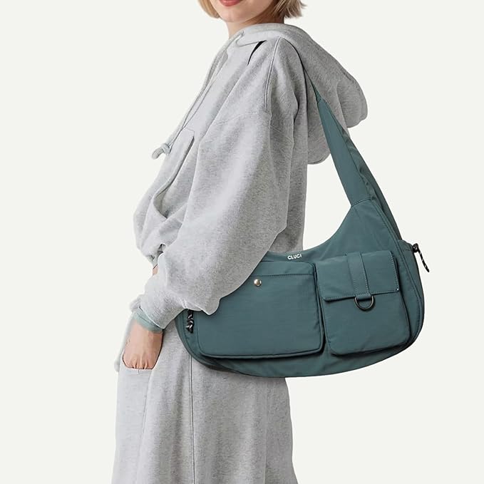 CLUCI Travel Purses for Women, Waterproof Nylon Crossbody Bags for Woman Trendy, Anti Theft Shoulder Handbags for Ladies