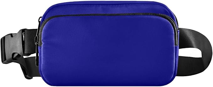 Fanny Pack for Women Men Water Resistant Fashion Waist Packs with Adjustable Strap Belt Bag for Travel Workout Jogging Hiking Dark Blue