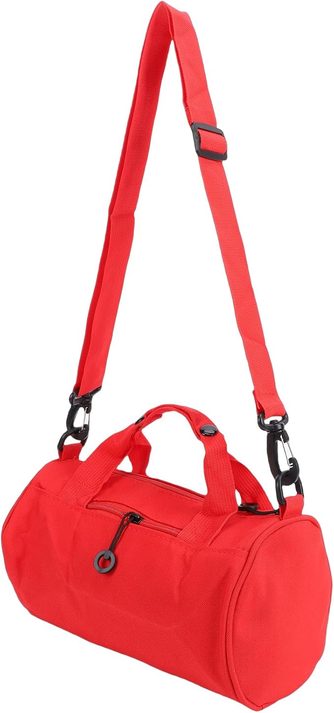 Greensen Compact Travel Bag, Oxford Fabric Gym Bag with Organized Storage, Lightweight and Versatile for Weekend Getaways and Daily Use (Red)