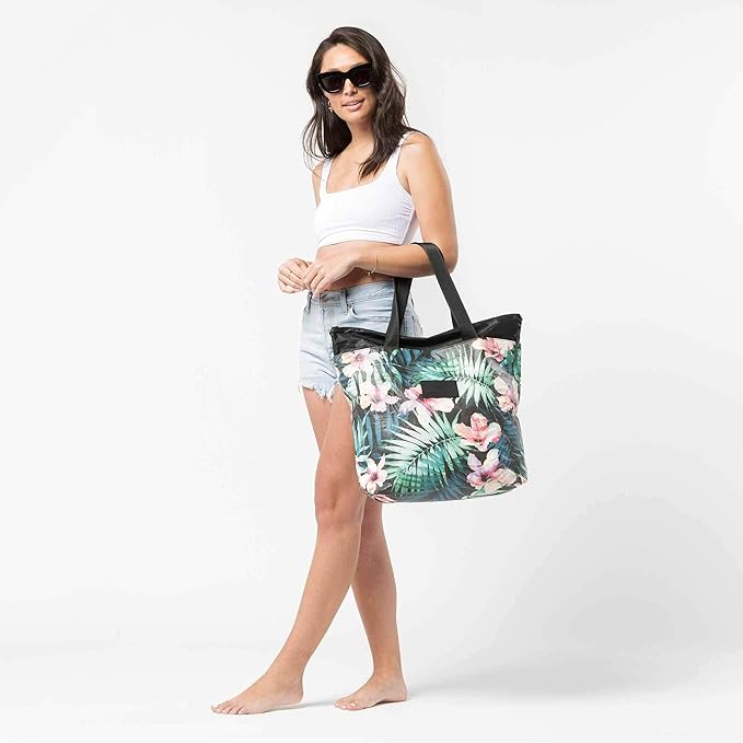 ALOHA Collection Day Tripper Tote | Lightweight, Packable, and Splash-Proof Beach Tote Bag | Easy to Clean